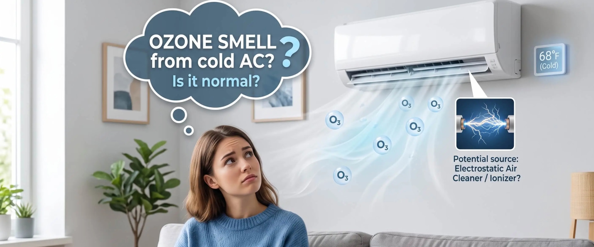 Why Do Some People Describe Ozone as a Cold Smell?